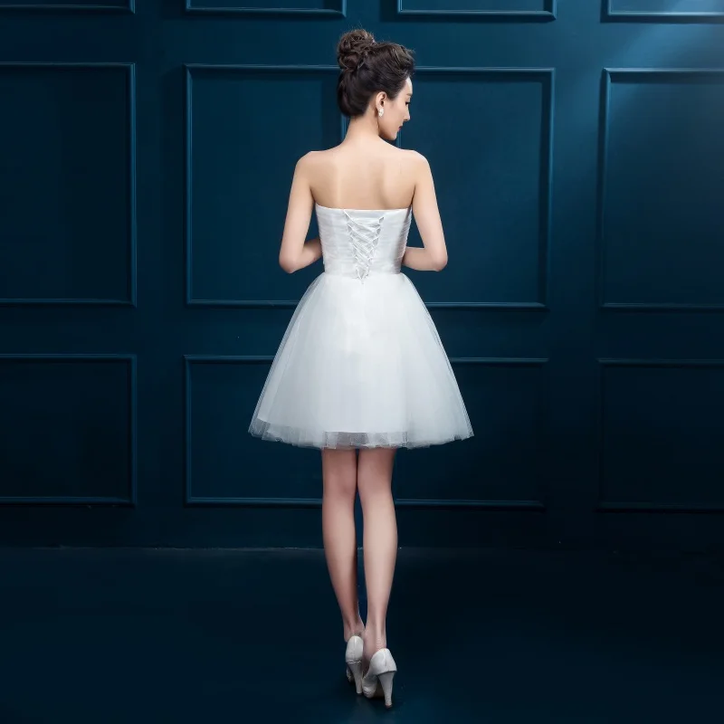 Brand New Evening Dresses Short Bride Gown Glamorous Princess Ball Prom Party Homecoming/Graduation Formal Dress