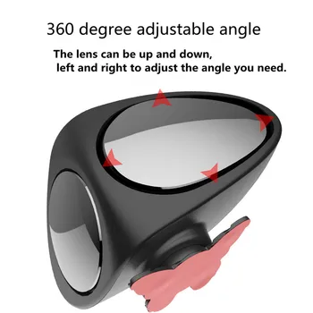 

Car Blind Spot Mirror 360 Rotation Adjustable Convex Rear View Mirror Safety Parking for fiat punto 500 bravo freemont stilo