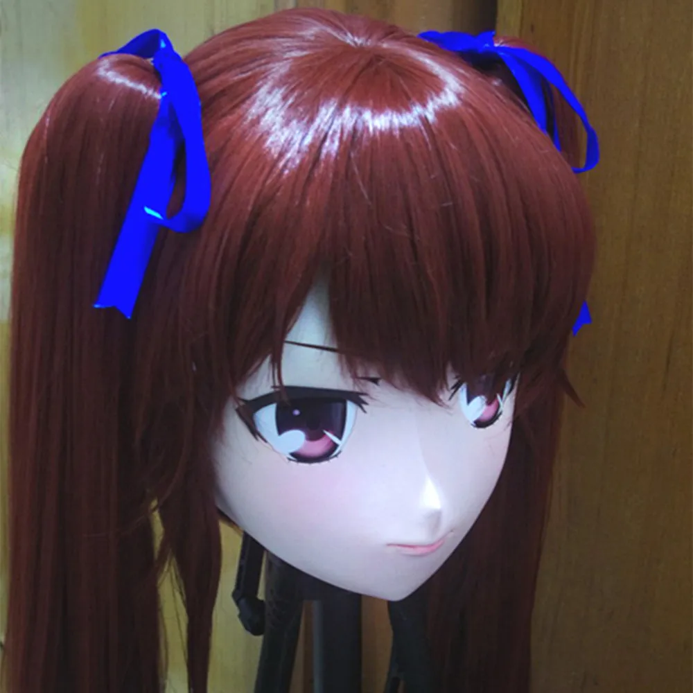 (C2-016) Hot sale Full Face Head Letax Female Masks Cosplay Kigurum i Crossdresser Doll Anime Mask Skin Halloween Fetish Style