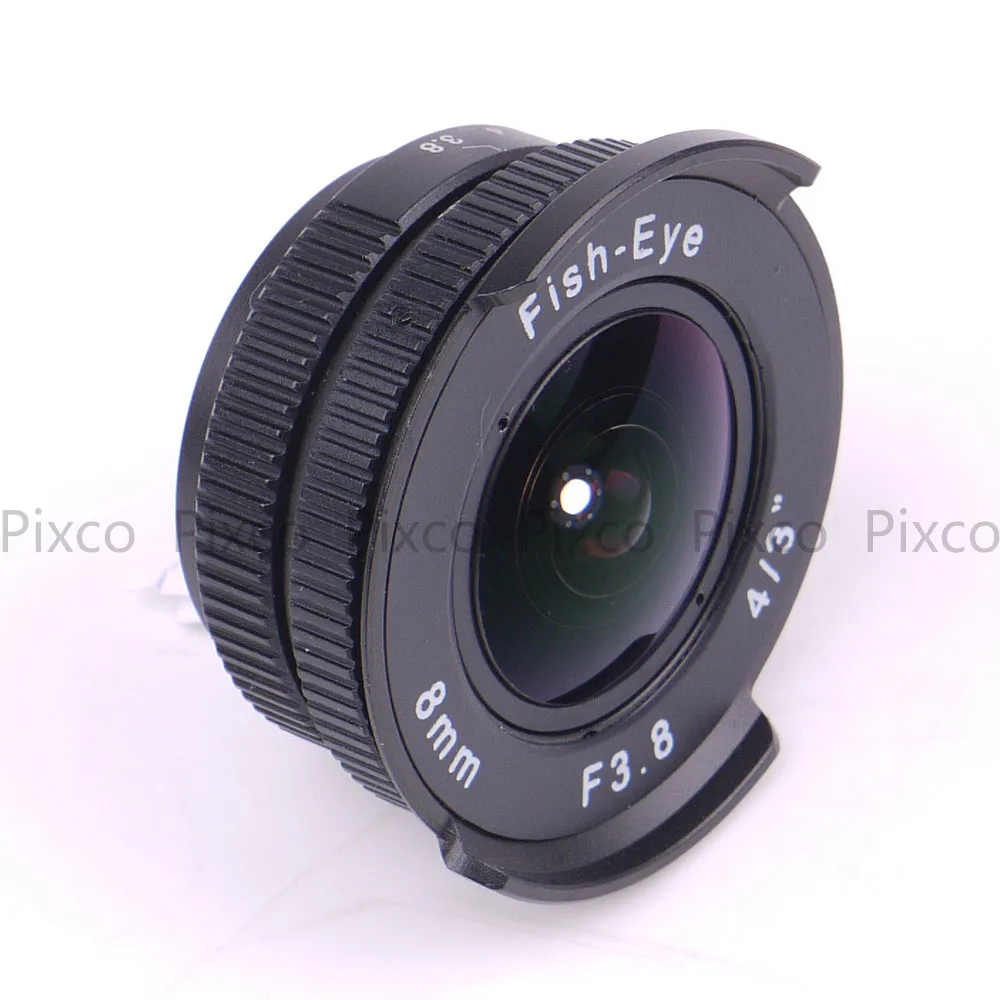 8 мм F3.8 рыбий глаз CC tv объектив для C-Micro 4/3, для C-sony Nex Nikon 1 Pentax Q Fuji FX