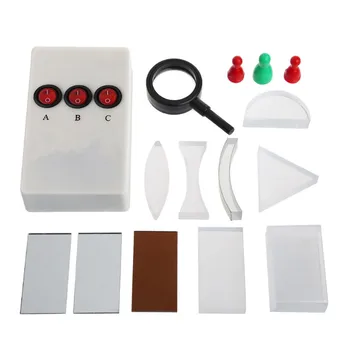 

Optical Concave Convex Lens Prism Set Physical Optical Kit Laboratory Equipment