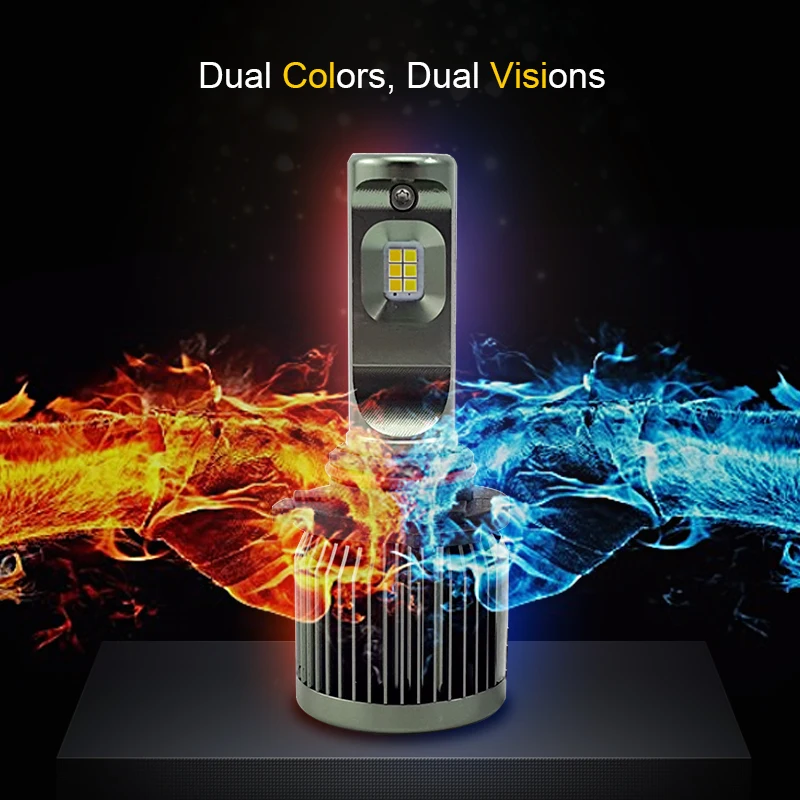 CNSUNNYLIGHT High Brightness H11 H8 9005 9006 H7 LED Car Fog Light Bulbs 3000K 6000K (2)