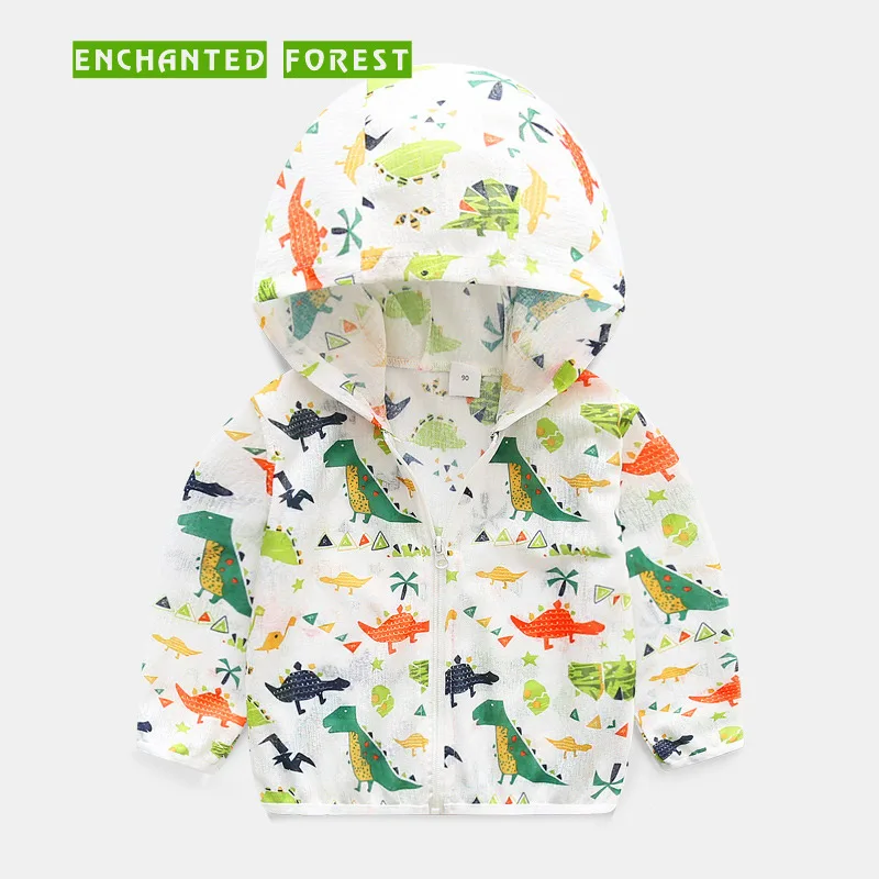 

Children's sun protection clothing summer new boys and girls ultra-thin jacket baby air conditioning shirt children's clothes