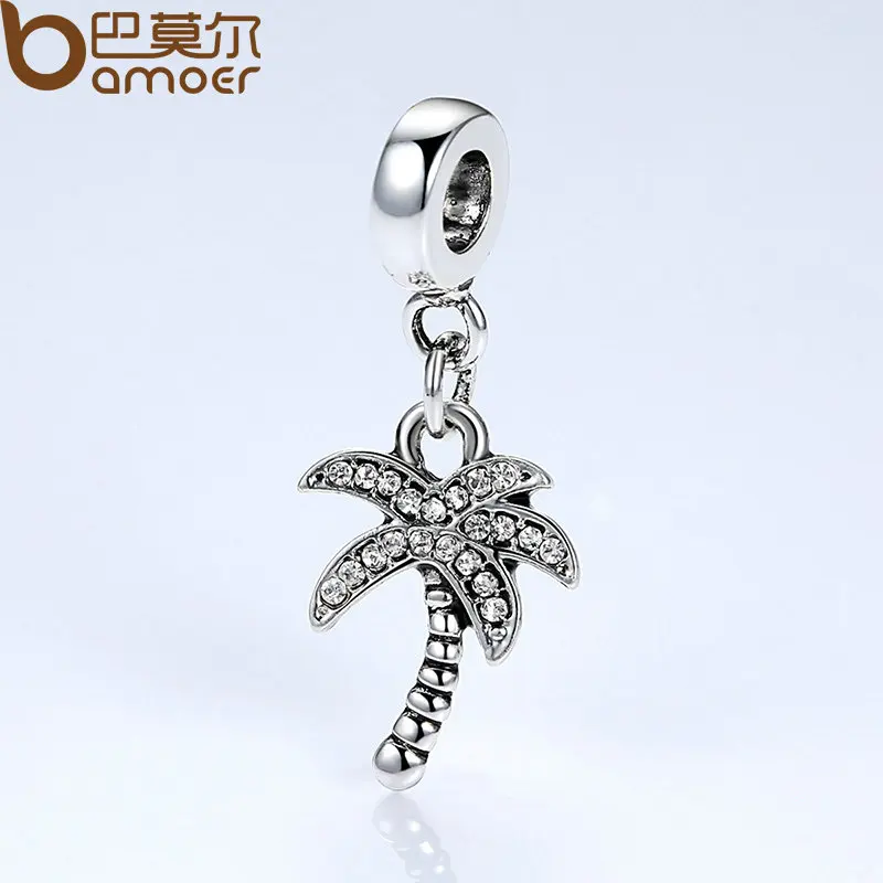 

BAMOER Brand New Wholesale Coconut Tree Pendant For Women Bracelets & Necklace DIY Jewelry Party Accessories PA5302