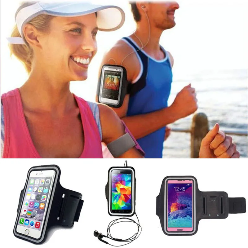 AIYINGE #3 Sport Arm Band Belts Case For Microsoft Nokia Lumia 540 Xiaomi Hongmi Remi Note 4 Mi5 LTE Umi Max 5.5&quot 4G Plus | Мобильные