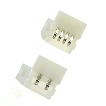 

LED Strip Connectors 5pcs/lot 2pin 10mm / 4pin 10mm Free Welding Connector DIY accessory