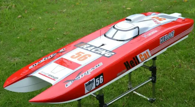 Brandewijn schuintrekken Ambtenaren Nieuwe DTRC G30E Hell Cat Catamaran 30CC Fiberglass Benzine Racing Boot met  30CC Benzinemotor - AliExpress Speelgoed & Hobbies