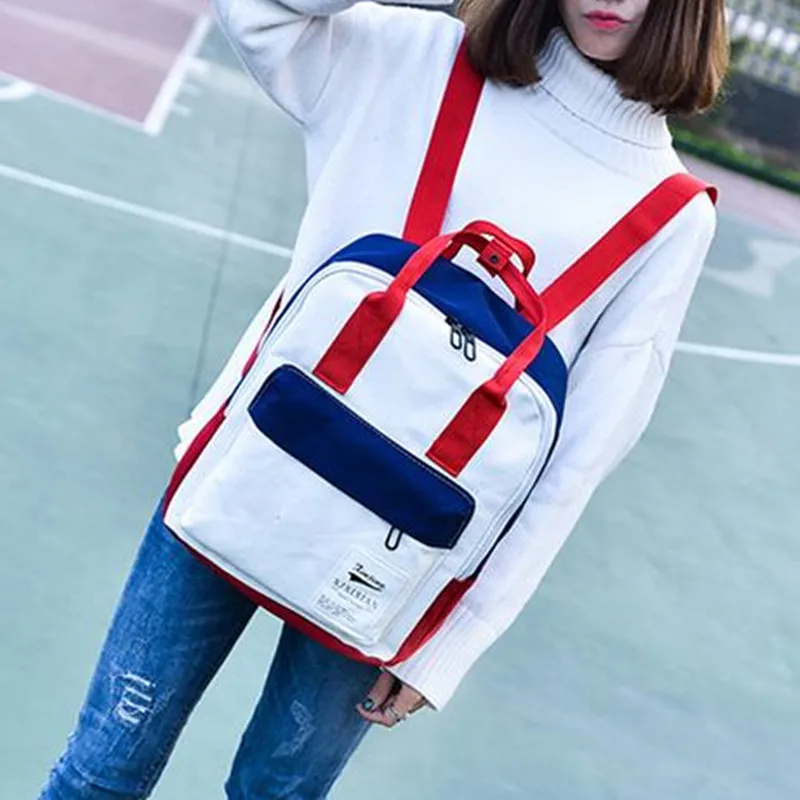 

Color Backpack Backpack Large Capacity Computer Backpack for Men and Women University Style Student Backpack