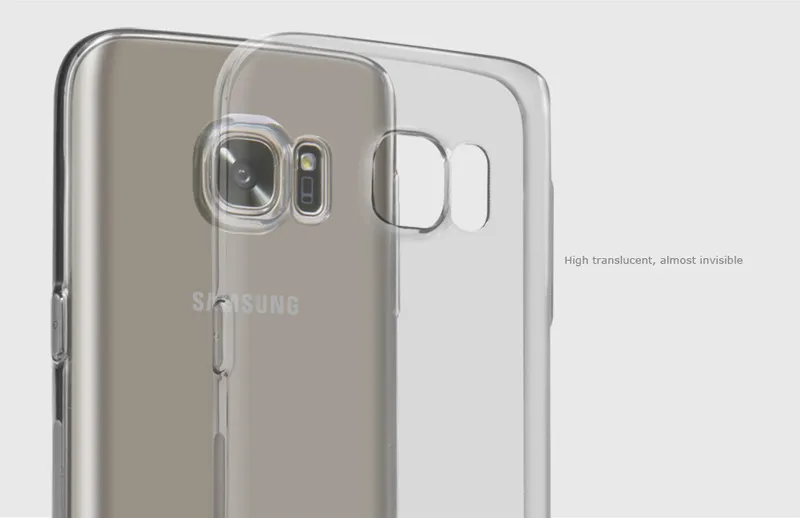 Для samsung Galaxy S7 NILLKIN Nature TPU мягкий чехол на заднюю панель прозрачный натуральный силиконовый чехол с розничной посылка