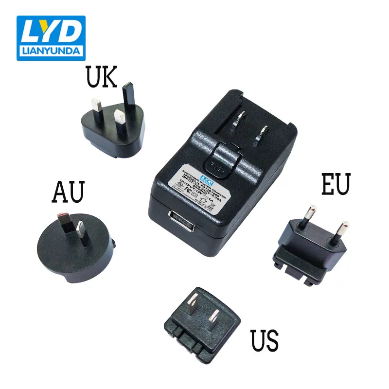 

DC 12V/1A Supply Medical Equipment Adapter Wall Insertion 1PCS European US EU PlugOutlet Converter Socket Adapter