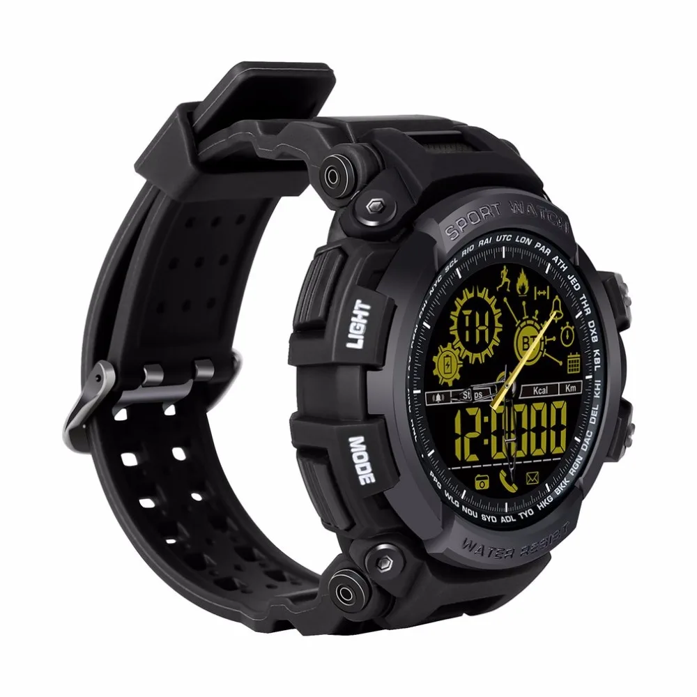 2018 DX16 IP67 Водонепроницаемый Смарт часы Шагомер Умные Smartwatch для iPhone Android спортивных