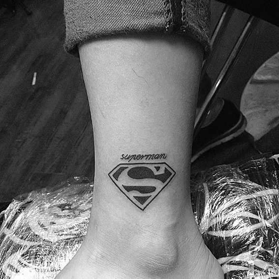New Fashion Black And Blue Superman Design Temporary Tattoos Stickers Waterproof Men Women Girl Personality Body Art Wholesale Art Glas Fashion Clip Artfashion Aliexpress