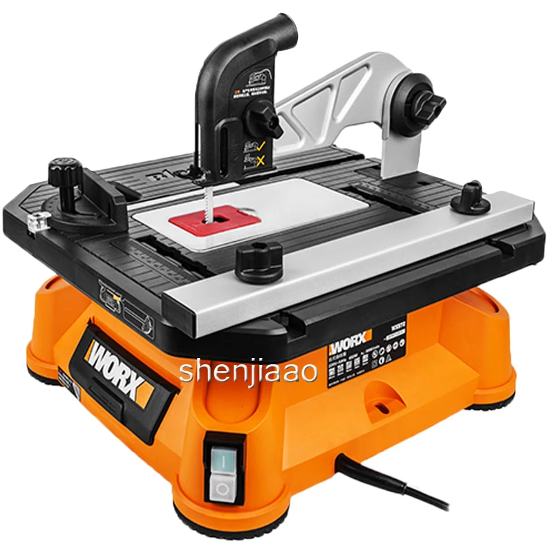 Multi-function table saw WX572 jigsaw chainsaw cutting machine sawing tools woodworking band saw 650W power tools