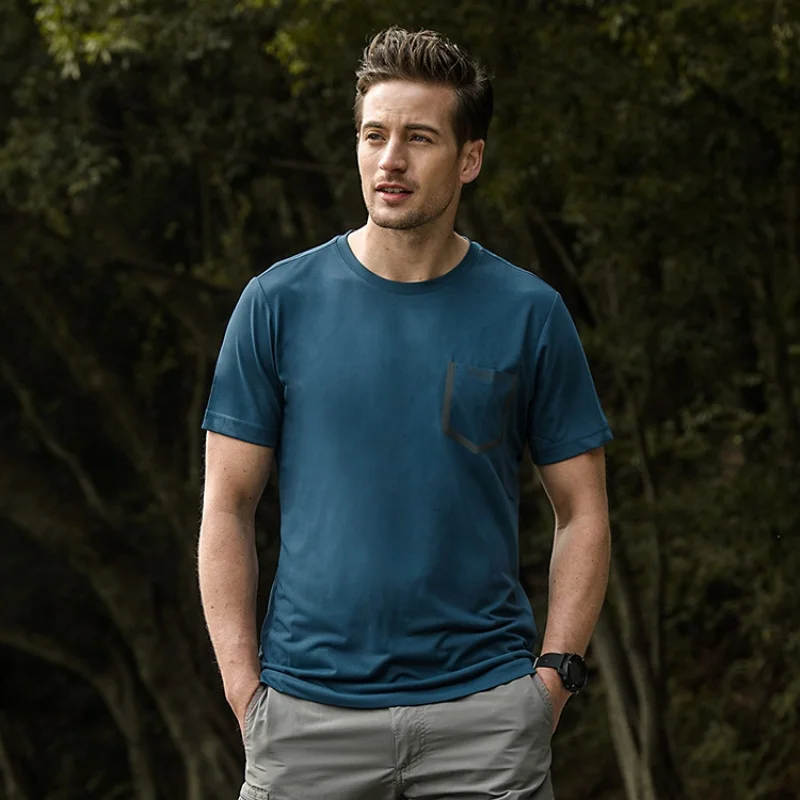 

Alharbi Reday stock 2019 Summer Solid Color Exercise Sports Runing Quick Dry T-Shirts
