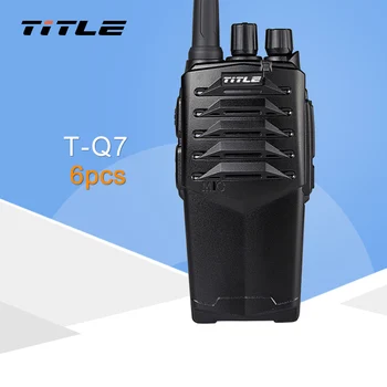 

6 PCS Two Way Radio KSUN T-Q7 Drop the Waterproof Hotel Road Three 10W walkie talkie Power Proofing