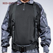 Тактический жилет Молл ремень Для Мужчин Армия специальные 1000D нейлон военные удобный армейские H-форме мягкого Стеганый жилет