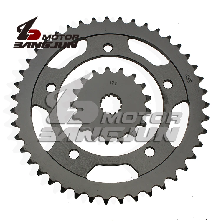 Для SV1000S 2003-2007 GSXR1000 2001-2008 K5 K7 K8 шестеренка для мотоцикла передняя и задняя