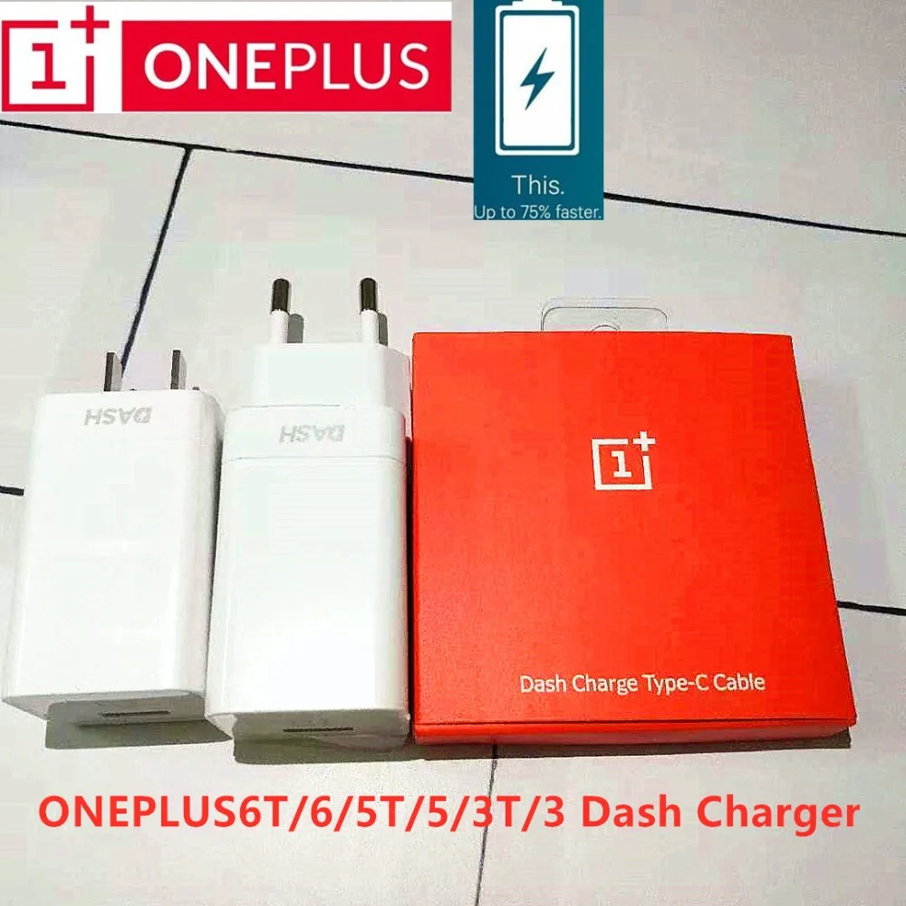 

original Oneplus 6 Dash Charger,5V 4A one plus 5t 5 3t 3 USB Quick Fast Charging Adapter USB 3.1 Type-C Data Noodle Dash Cable