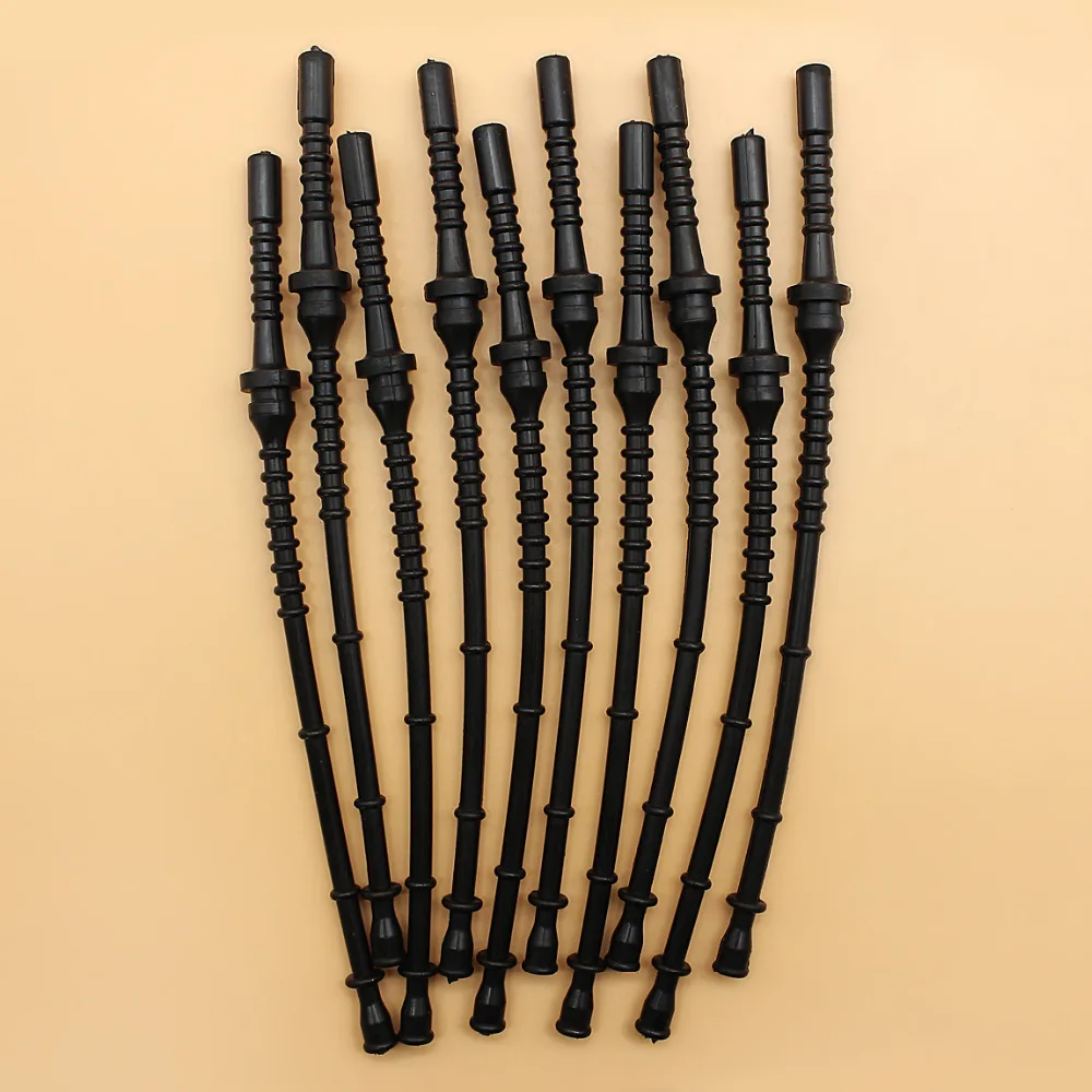 10 шт./лот резиновые детали для топливных трубок STIHL FS120 FS200 FS250 FS300 FS350 FS450 FS480 41283580800