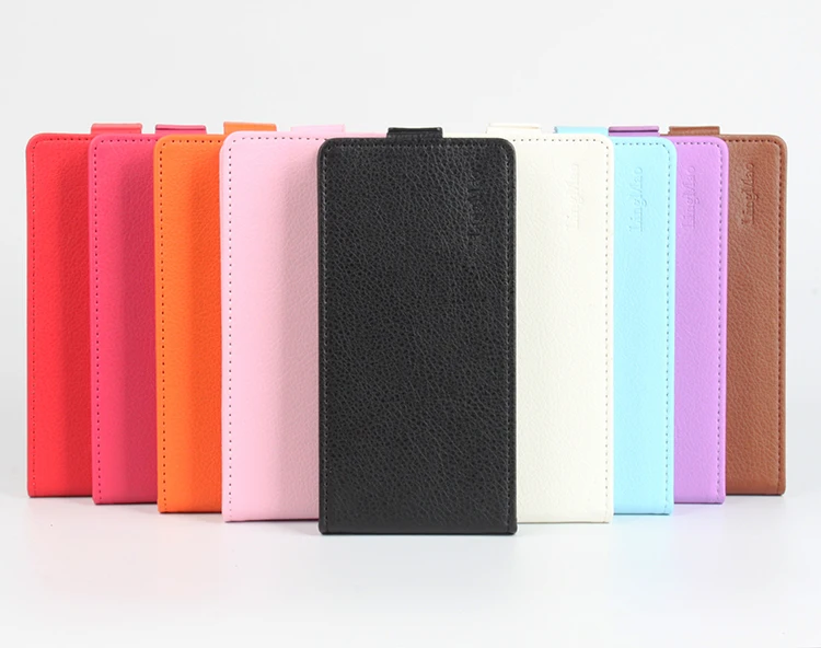 

HongBaiwei For Blackview A8 MAX Phone Case Pure Color [Up-down Open] Vertical Flip Premium Lichee Pattern Leather Wallet Cover