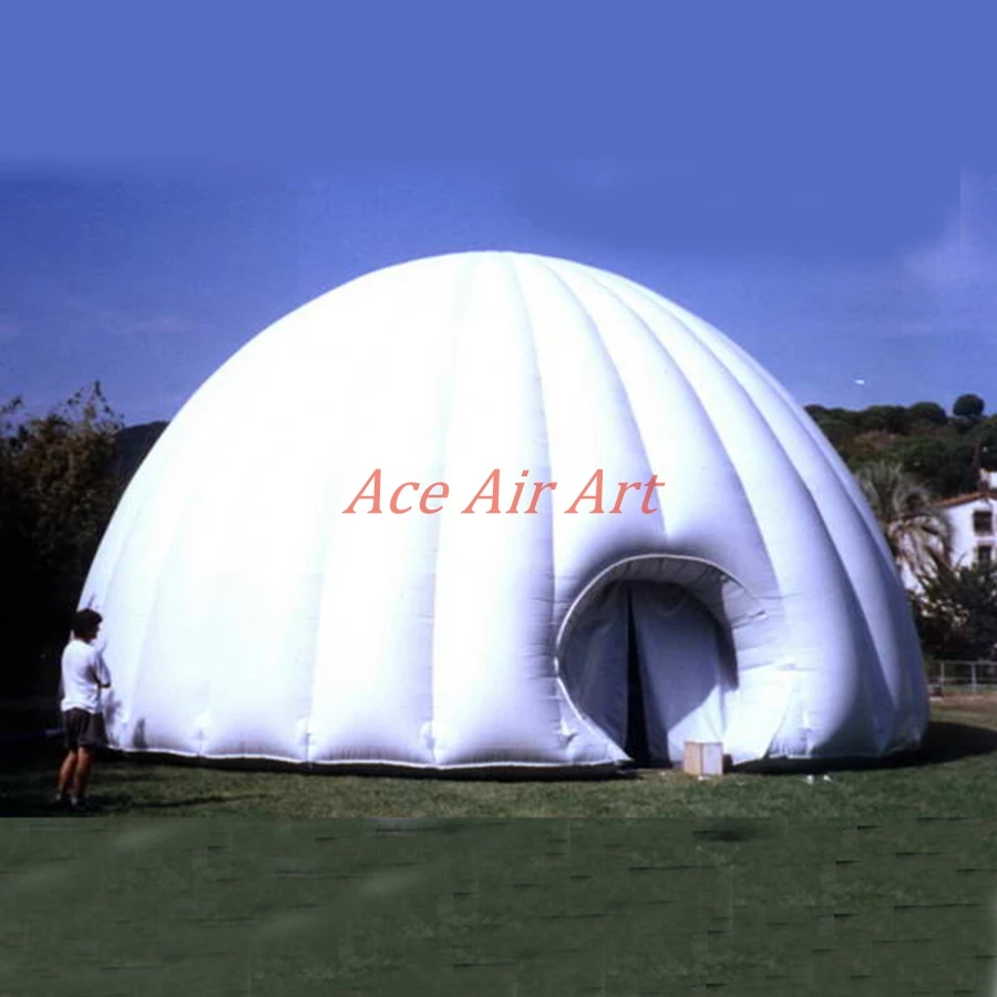 

beautiful portable white inflatable dome tent for event