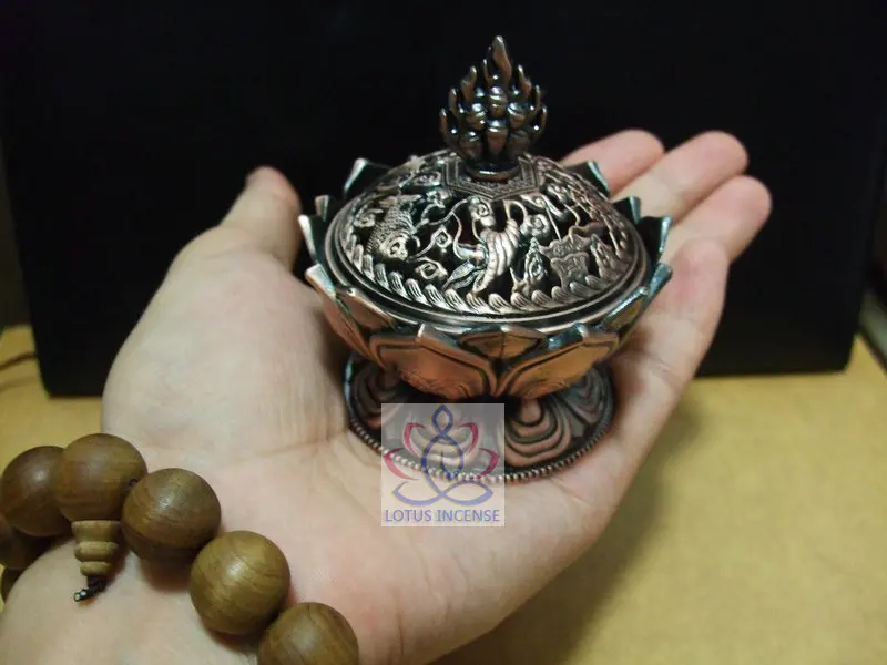 Курильница в виде тибетского лотоса 7 8*7 2*6 0 см|burner candle|burner barincense burner |