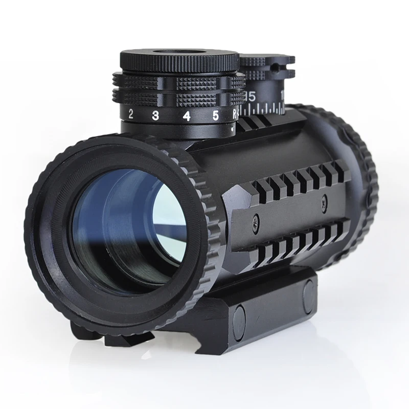 

SEIGNEER Tactical 1X30 Red/Green Dot With RIS Rails Tactical Rifle Scope Red Dot Sight with RIS Rail Mount And Lens Cap AO3014