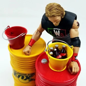 

1/10 Scale Remote Control Car Model Metal Iron Bucket Simulation Climbing Car Scene Accessories Metal Bucket RC Car Model