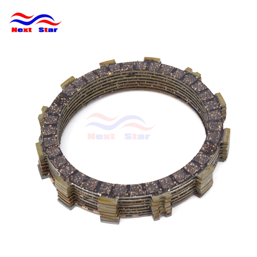 

8pcs Motorcycle Engine Set Clutch Friction Disc For SUZUKI GSX600F 1998-2006 GR650X GR650 1983 GSX750F 98-06 Street Bike Vintage