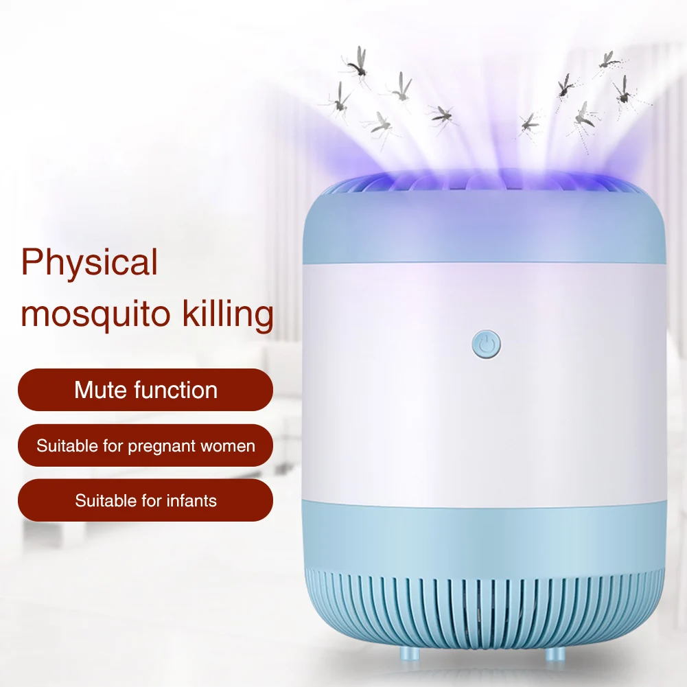 

Office Suction USB Charging Silent UV Trap Powerful Mosquito Killer Home Electric LED Light Portable Bug Zapper Outdoor Indoor