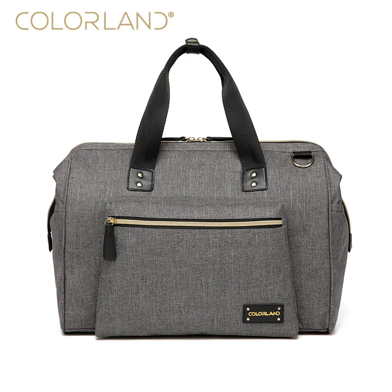 

COLORLAND New Waterproof Baby Diaper Bag Multifunctional Large Capacity Mommy Bag For Stroller Hanging Bags To The Hospital