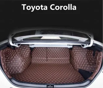 

Full Rear Trunk Tray Liner Cargo Mat Floor Protector foot pad mats for Toyota Corolla 2014 2015 2016 2017 (6colors)