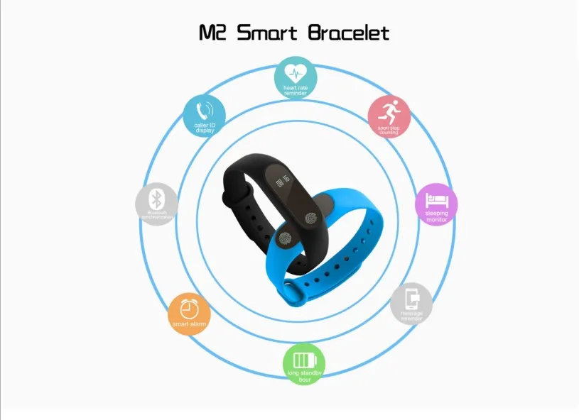 696 смарт-браслет M2 Bluetooth, умный Браслет, монитор сердечного ритма, фитнес-трекер, шагомер, браслет для Android IOS