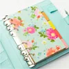 2016 Dokibook Notebook Planner Accessories Flower Dividers A5 A6 Inner Page 5pcs Per Set  Filler Papers Match Filofax 1