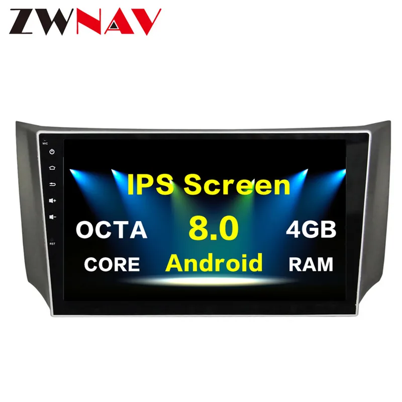 Clearance 4+32G Android 8.0 Car Multimedia Player head unit for Nissan Sylphy 2012 2013 2014 2015 2 din GPS Radio GPS Stereo Audio Player 9