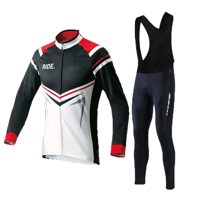

2019 pro TEAM long cycling jersey 9D gel pad bike pants set mens MTB Ropa Ciclismo breathable bicycling Maillot clothes CSO-6