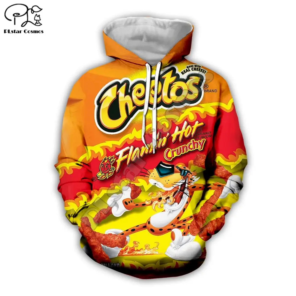 

Family matching Outfits Hot Cheetos food 3D Print Hoodie/Sweatshirt/Jacket/Zipper Adult/Kid baby mother father family clothing