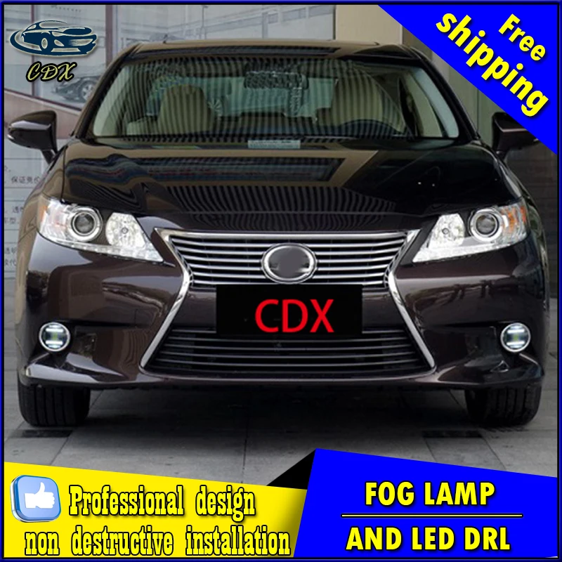 

Car-styling LED Fog Light For Lexus GS250 GS350 2012 - 2015 LED Fog Lamp With Lens And LED Day Time Running Ligh DRL Accessories