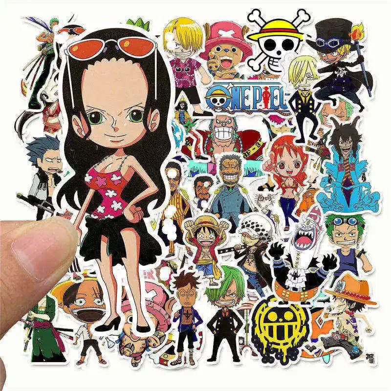 61 шт. Аниме one piece sticker s bomb Luffy наклейка s Наклейка для сноуборда багажа автомобиля PS4 рюкзак холодильник ноутбук гитарная наклейка - Цвет: NM OP 111pcs