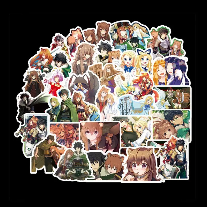 50 шт./компл. No Yuusha No Nariagari Shield Hero стикеры школьные принадлежности канцелярские наклейки