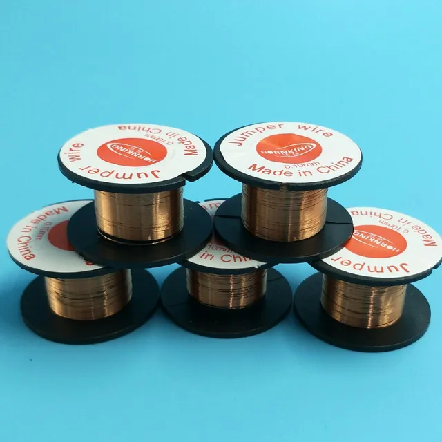 PCB Link Jumper Wire Copper Soldering Wire 0.1mm Maintenance Jump ...
