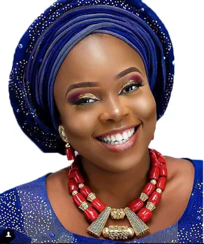 

New Wine Red Chunky Coral Jewelry Set Women Costume African Beads Choker Necklace Set Original Coral Bridal Jewelry Set CG041