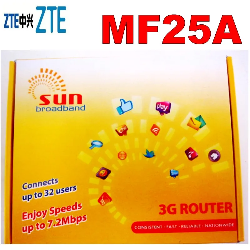 Лот из 100 шт zte MF25A 3g роутер HSPA+ 21,6 M Мощный 3g Wifi роутер+ sim-карта+ ADSL(3 в одном