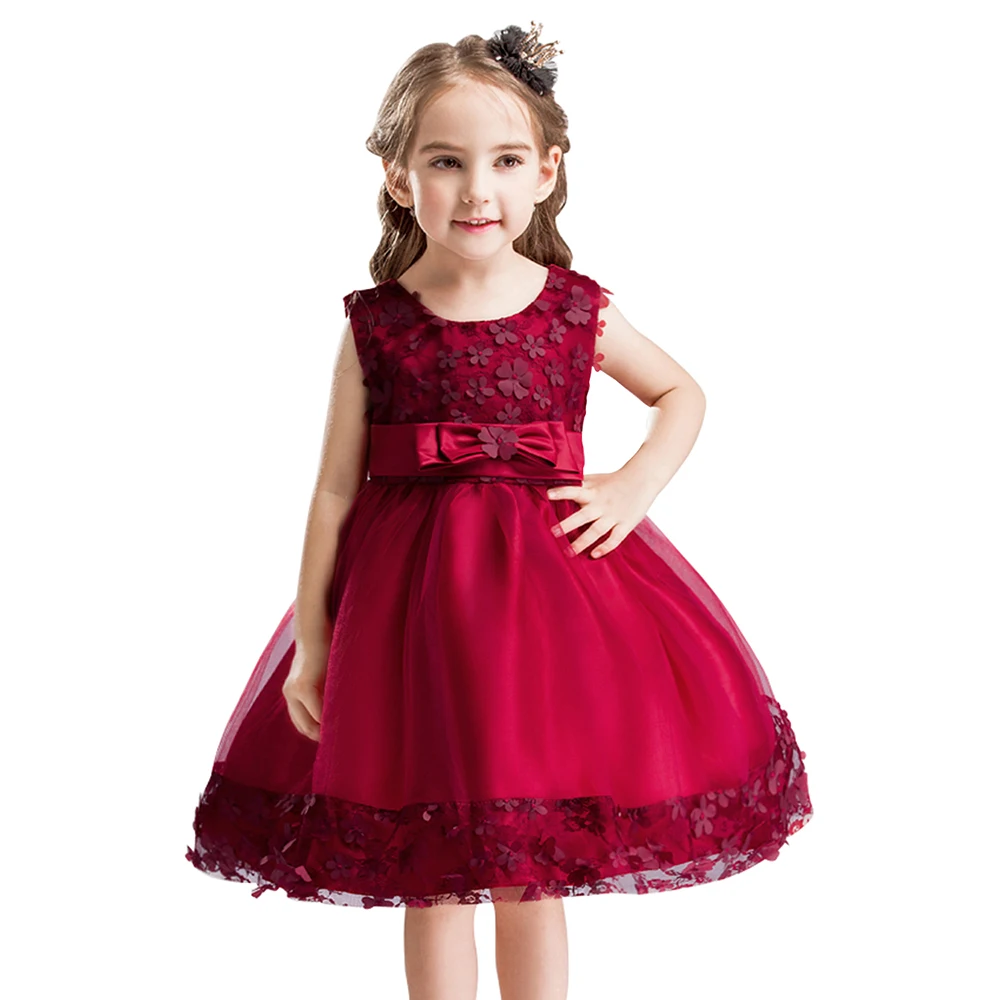0 11T Princess Candy Color Autumn Infant Girls Lace Dresses 2019