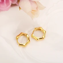 2 пары романтический золотой цвет модные Серьги Jewelry Для женщин Серьги золотое покрытие серьги Для женщин девушки дети подарок
