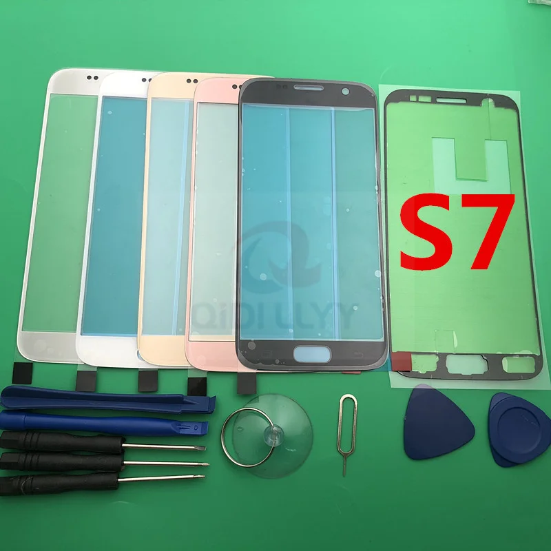 

AAA+ quality Replacement External Glass for Samsung Galaxy S7 G930 G930F LCD Display Touch Screen Front Glass External Lens