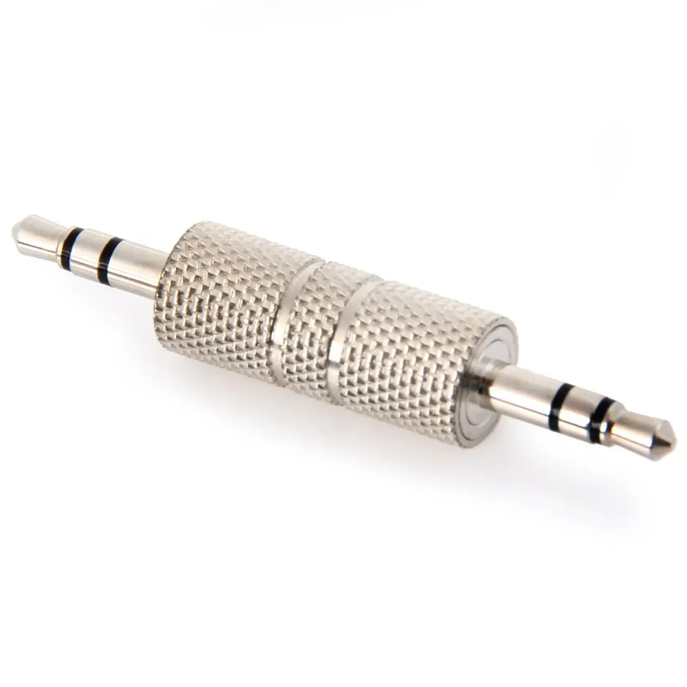 Good Quality Hot Sales 3.5mm Metal Stereo Male to Male Adapter for