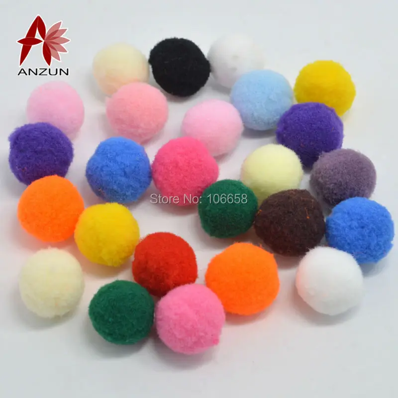 

10-20mm 100-400pcs mixed color pompon balls Home Decorative Flower Crafts diy Toy accessories Head wreaths Garment accessories