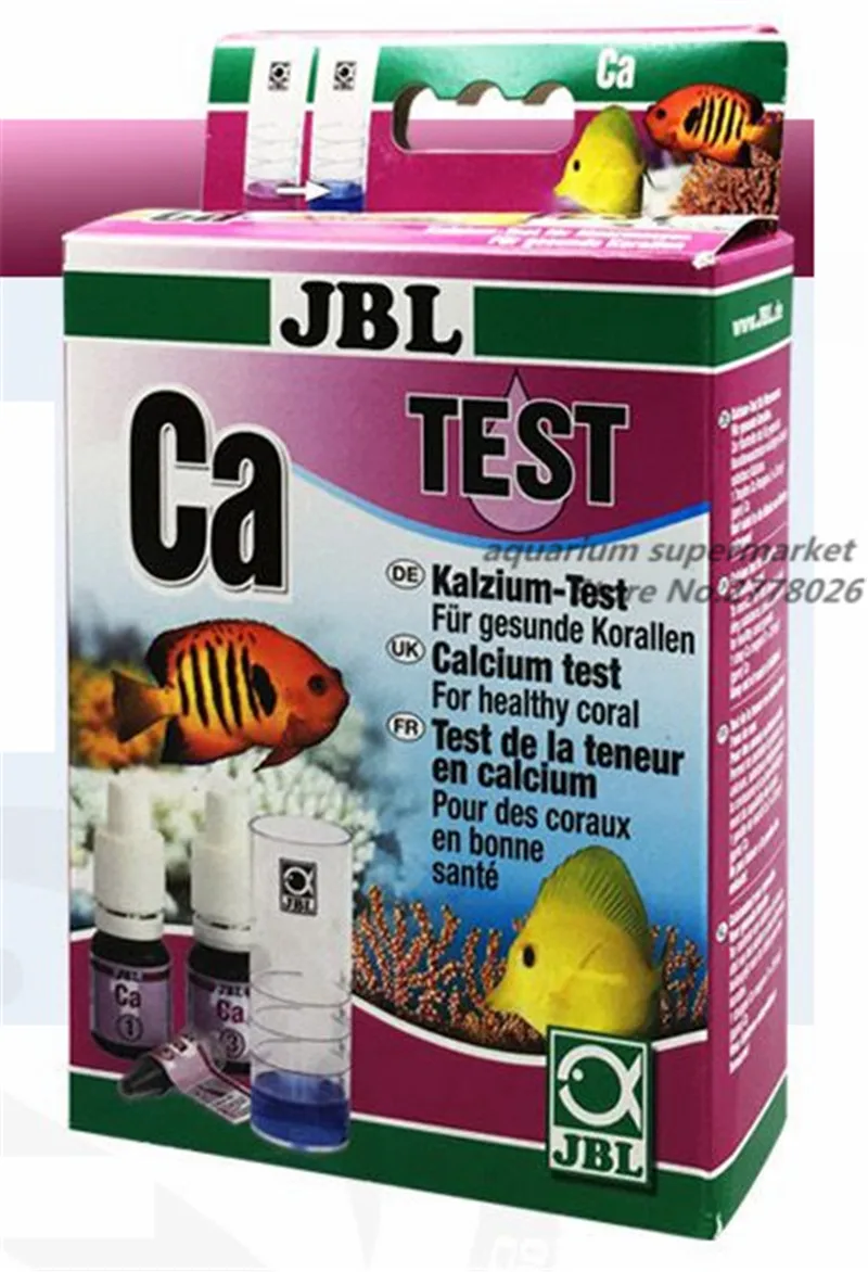 JBL тест-агент для воды комплект PH NO2 NO3 Ca Mg Cu O2 CO2 PO4 NH4 GH KH Fe аквариум для свежей воды