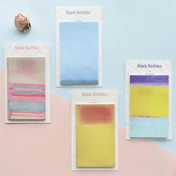 

4pcs/lot Memo pad Creative color sticky notes Office accessories Sticker stationery school kids notebook supplies (tt-2933)